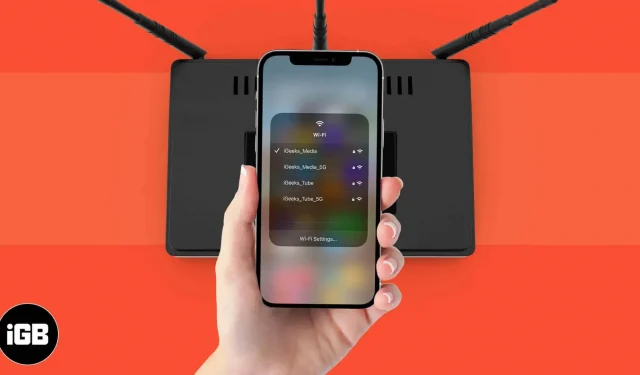 Wi-Fi-netwerk wijzigen in Control Center op iPhone