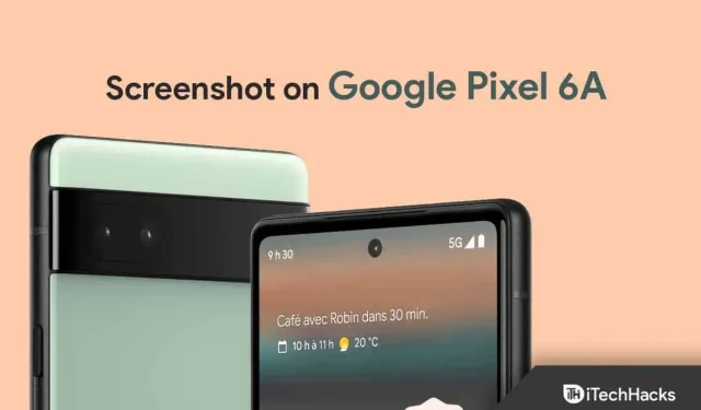 Sådan tager du et skærmbillede i Google Pixel 6A (2022)