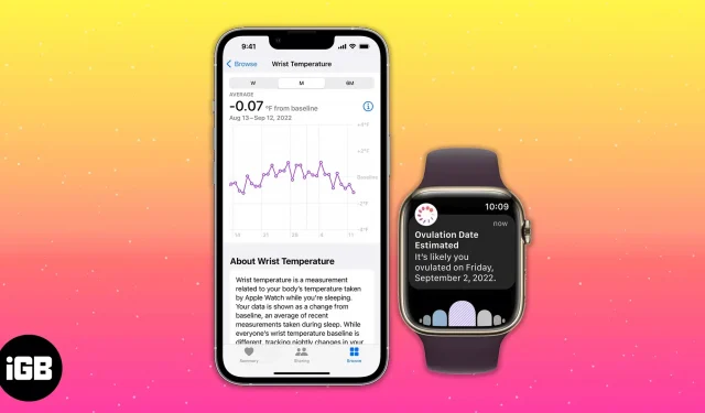 Så här spårar du handledens temperatur på natten på Apple Watch Series 8 och Ultra