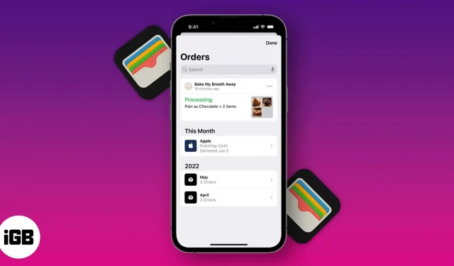 Så här spårar du beställningar i Wallet-appen i iOS 16