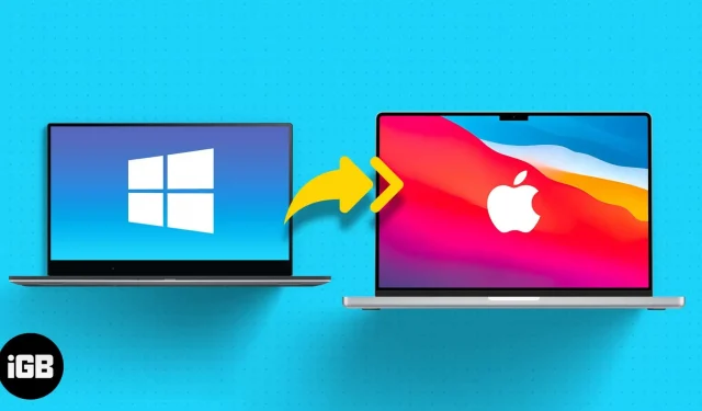 Gegevens overzetten van Windows-pc naar Mac