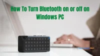 How to turn Bluetooth on or off on a Windows PC