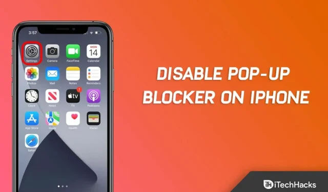 Como desativar o bloqueador de pop-up no iPhone