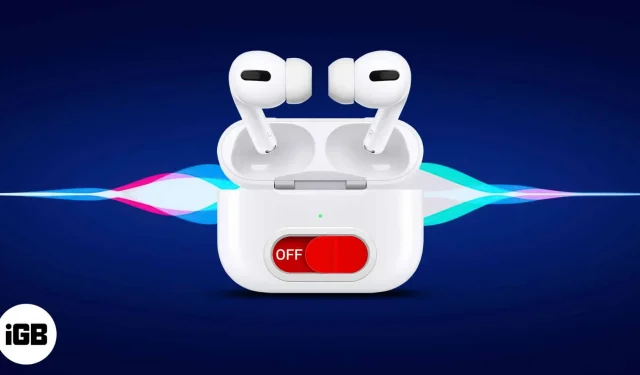 Cómo apagar Siri en AirPods: 3 formas explicadas 