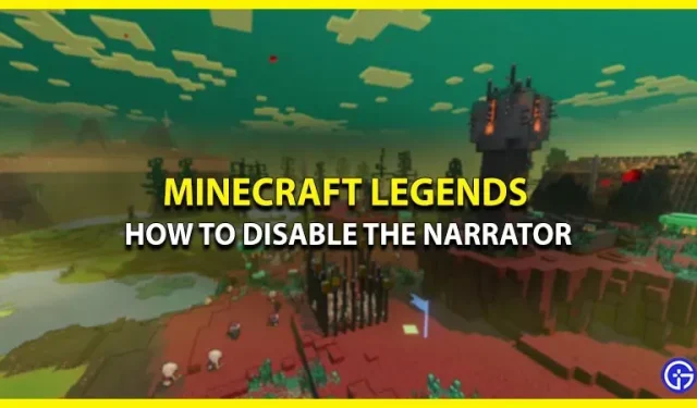 Minecraft Legends : comment désactiver le narrateur