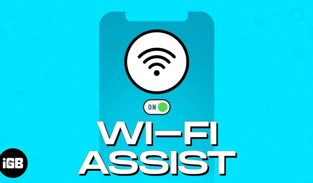 Kaip įjungti „Wi-Fi Assist“ „iPhone“ ar „iPad“.