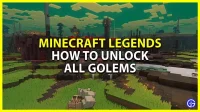 How to unlock all golems in Minecraft Legends
