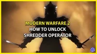 How to get the Shredder Operator in Modern Warfare 2 (release date)