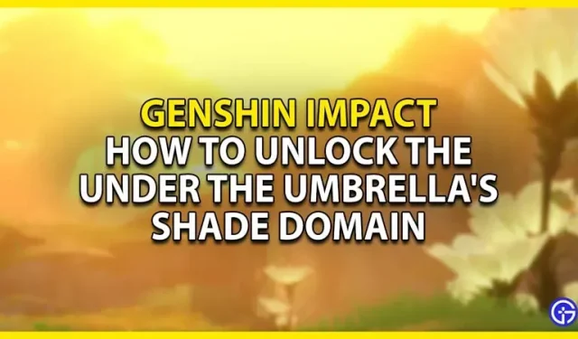 Genshin Impact: So entsperren Sie die Umbrella Shadow Domain (Sumeru-Update)