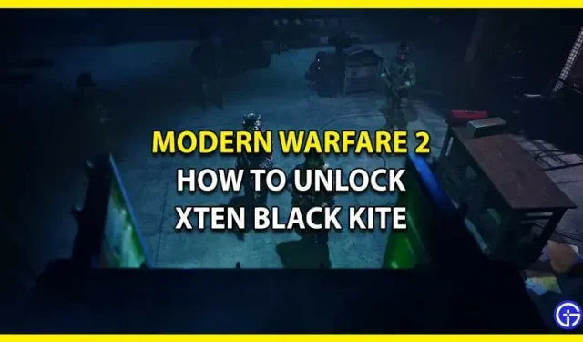 Call Of Duty Modern Warfare 2: Kuinka avata XTEN Black Kite -kuonvaimennin
