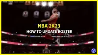 NBA 2K23에서 라인업을 다운로드하고 업데이트하는 방법