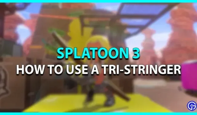 Splatoon 3: how to use the three stringer