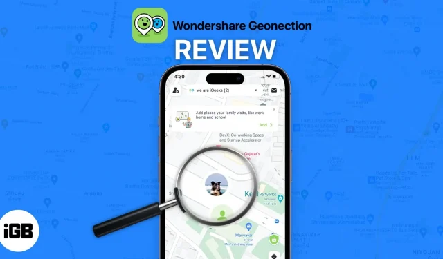 How to track and share location on iPhone with Wondershare Geonection