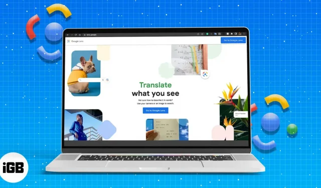 Come usare Google Lens su Mac