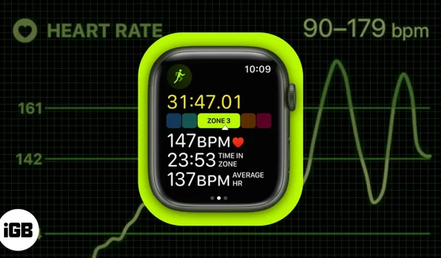 Comment utiliser le suivi des zones de fréquence cardiaque sur Apple Watch dans watchOS 9