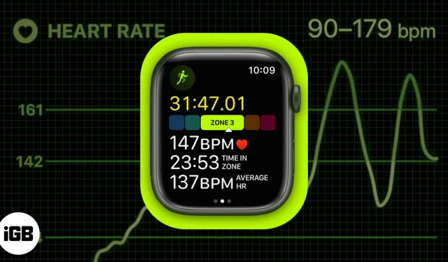 Hartslagzone-tracking gebruiken op Apple Watch in watchOS 9