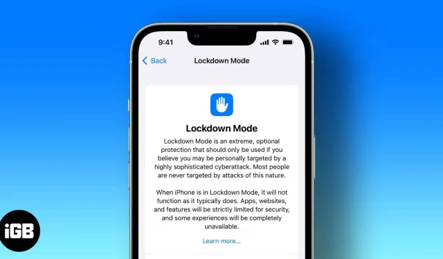 How to Use Lock Mode on iPhone, iPad, and Mac