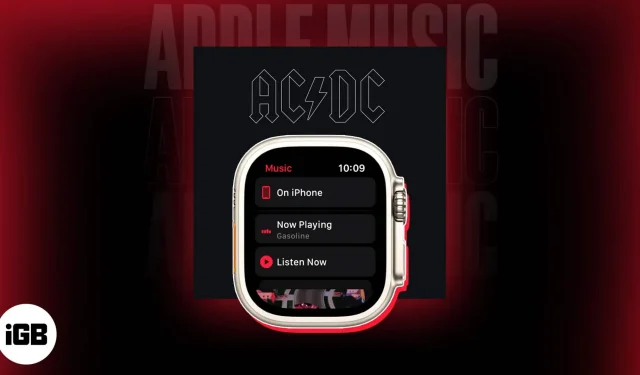 A step-by-step guide to using the Music app on the Apple Watch in 2023