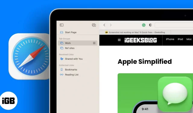 So verwenden Sie Safari-Tab-Gruppen auf dem Mac