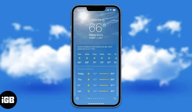 Comment utiliser l’application Météo sur iPhone et iPad comme un pro