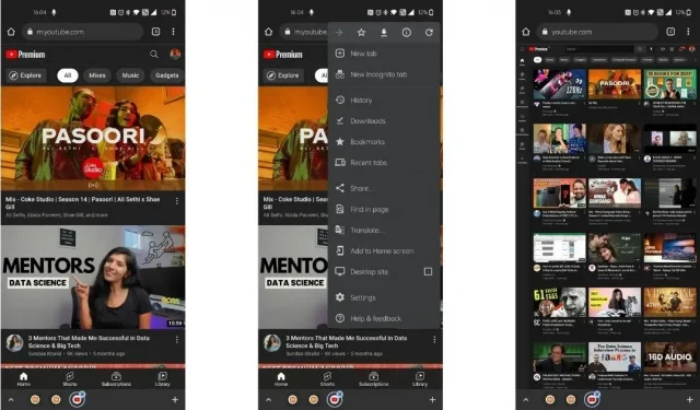 YouTube: Hur ser man YouTube Desktop-webbplatsen på Android och iOS?