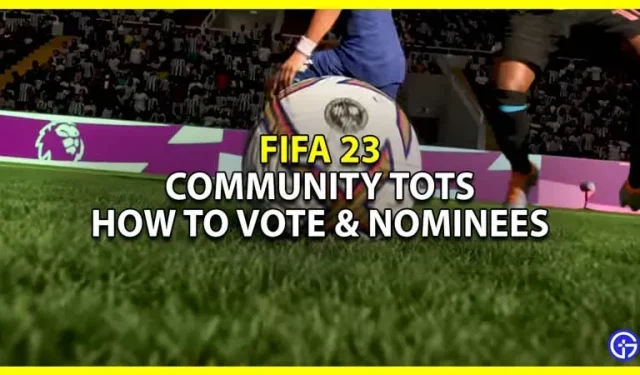 FIFA 23 커뮤니티 TotS: 투표 방법 및 모든 후보자 목록