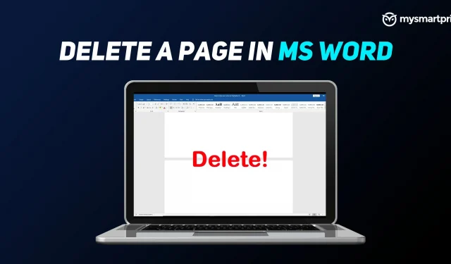 Elimina pagina in MS Word: come rimuovere pagine vuote o extra da un documento Microsoft Word