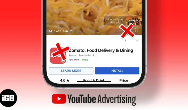 YouTube bekijken zonder advertenties op iPhone