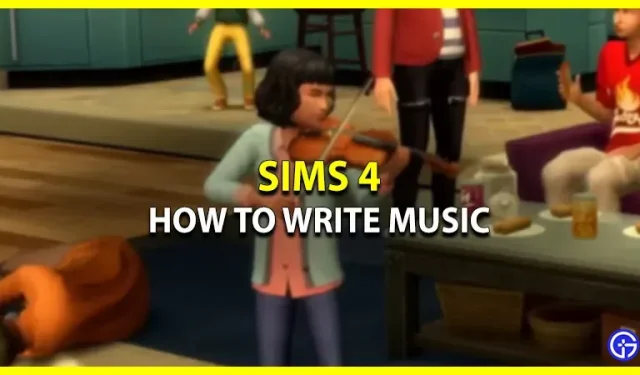 Comment composer de la musique et obtenir une licence dans Les Sims 4