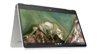 Das HP Chromebook x360 14a läuft auf einem AMD-Prozessor und ist um 360 Grad drehbar