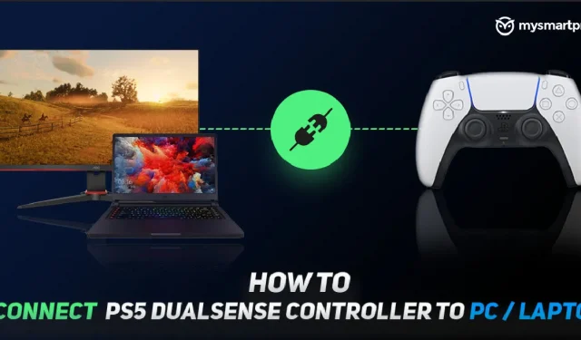 Kaip prijungti Sony PS5 DualSense valdiklį prie kompiuterio arba nešiojamojo kompiuterio per USB ir Bluetooth