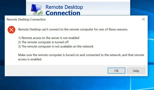 10 Fixes: Remote Desktop Can’t Connect to Remote Computer