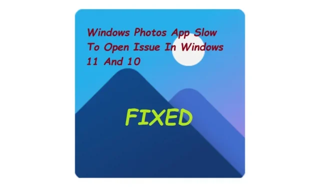 [7 korjausta] Windows Photos -sovellus avautuu hitaasti Windowsissa