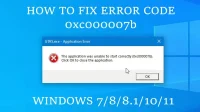 15 Fixes for Error Code 0xc000007b