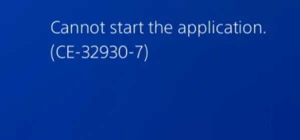 Top 10 Fixes for CE-32930-7 on PlayStation 4 (PS4)