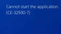 Top 10 Fixes for CE-32930-7 on PlayStation 4 (PS4)