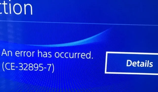 8 Best Fixes for CE-32895-7 on PlayStation 4 (PS4) 