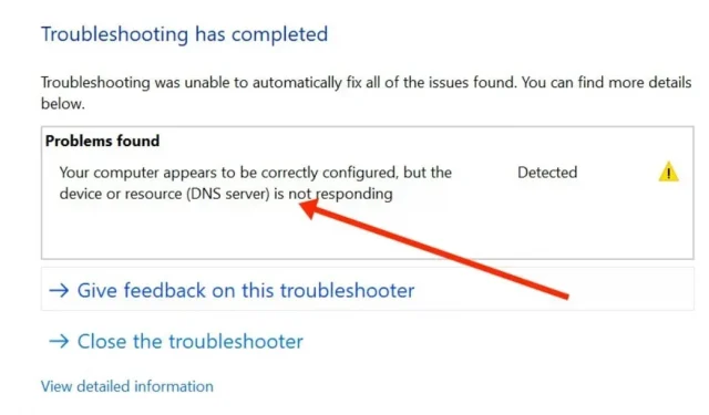 Le 10 migliori soluzioni per correggere gli errori DNS su Windows