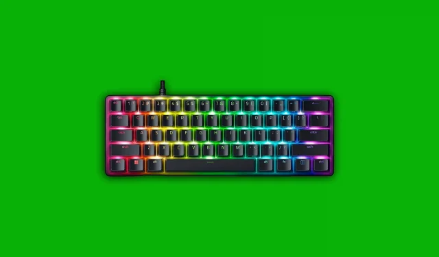 The popular Razer Huntsman Mini gaming keyboard is now 50% off