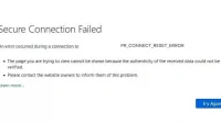 12 Fixes for PR_CONNECT_RESET_ERROR in Mozilla Firefox