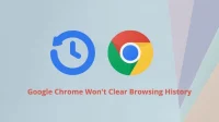 Google Chrome wist de browsegeschiedenis niet: 6 oplossingen