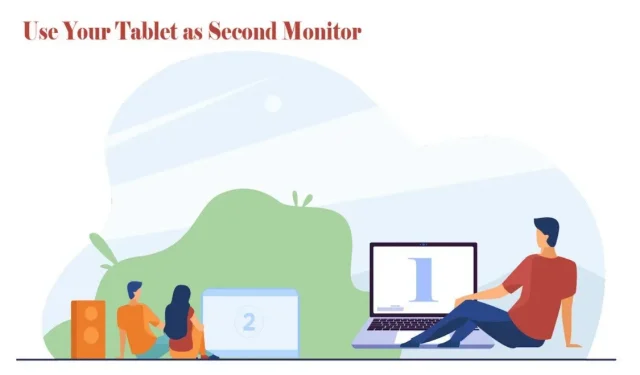 How to use a tablet as a monitor: the easy way