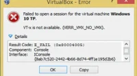 8 correctifs : VT-X non disponible (verr_vmx_no_vmx) sur les machines virtuelles