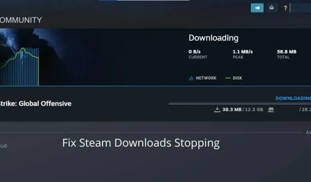 20 Fixes: Stopping Steam Downloads on Windows 10/11