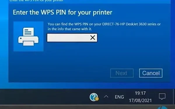 WPS PIN HP Druckerhandbuch