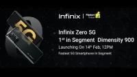 2월 14일 Infinix Zero 5G 출시 확인: 예상 사양