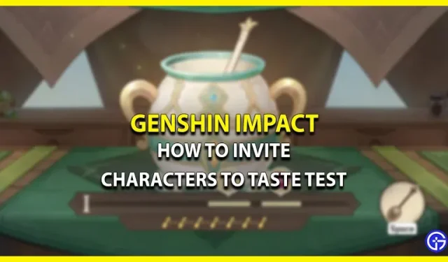 Jak pozvat postavy Genshin Impact na ochutnávku