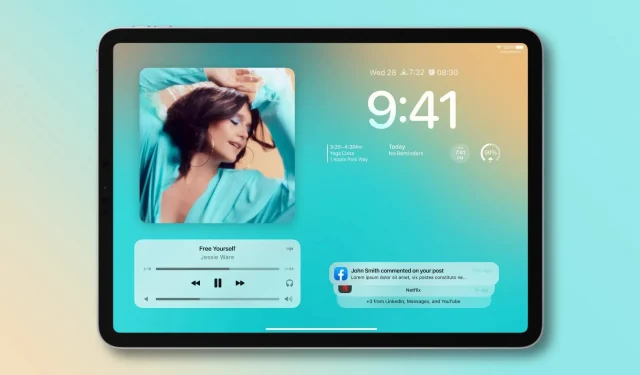 Rumor has it that iPadOS 17 will provide the iPad access to iPhone’s lock screen choices.