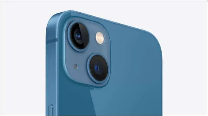 cámara del iPhone 13
