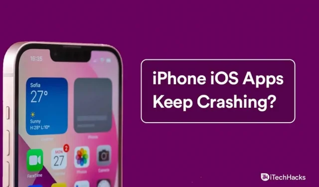 Opravte pád aplikací pro iPhone po aktualizaci iOS 15/16